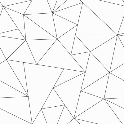 Tapete Monochrom-Dreieck nahtlose Muster