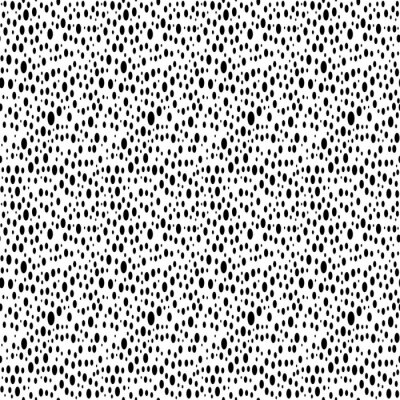 Monochromes Muster mit Kreisen und Ovalen