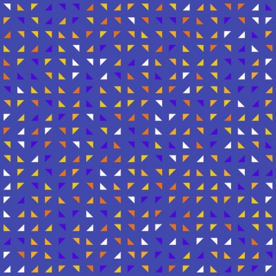 Tapete Mosaik aus Dreiecken