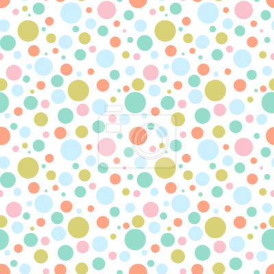 Tapete Motiv mit bunten hellen Punkten