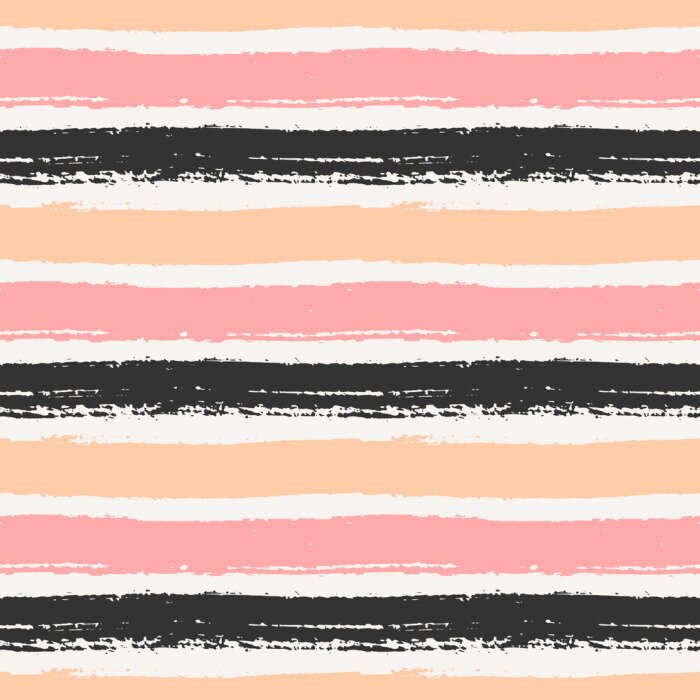 Tapete Motiv mit gemalten horizontalen Streifen