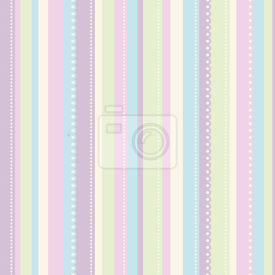 Tapete Motiv mit hellen pastellfarbenen Streifen