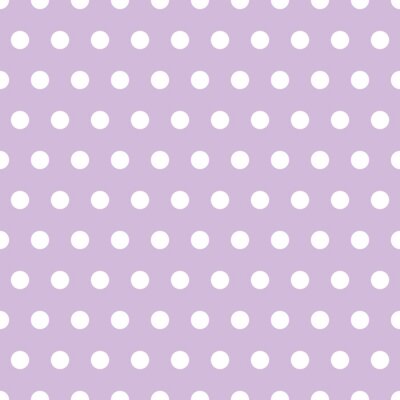 Tapete Motiv mit weißen Punkten auf violettem Hintergrund