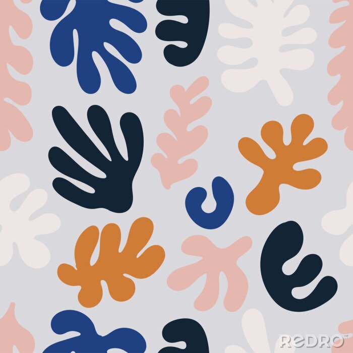 Tapete Muster Abstraktion Matisse