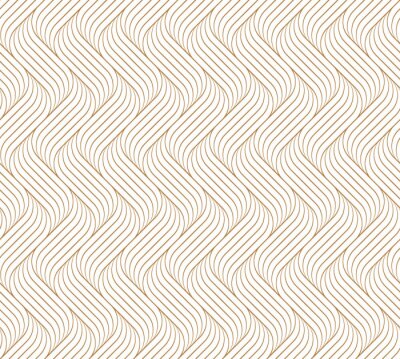 Tapete Muster mit abstrakten Linien 3D