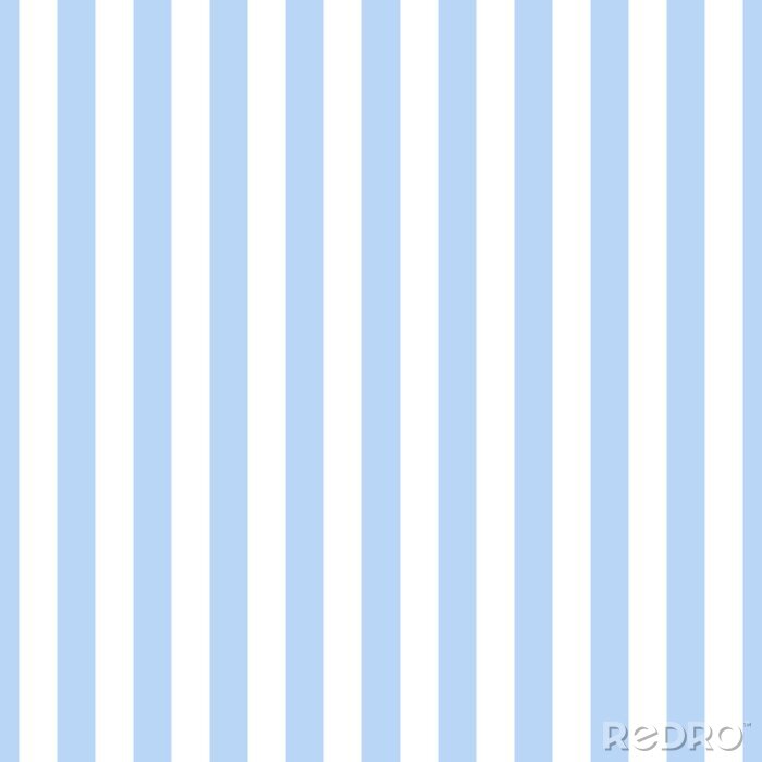 Tapete Muster mit blau-weißen geraden Streifen