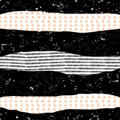 Tapete Muster mit dekorativen Streifen