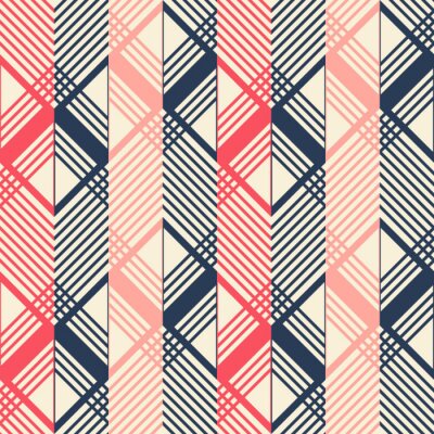 Tapete Muster mit geometrischen Streifen im Retro-Stil