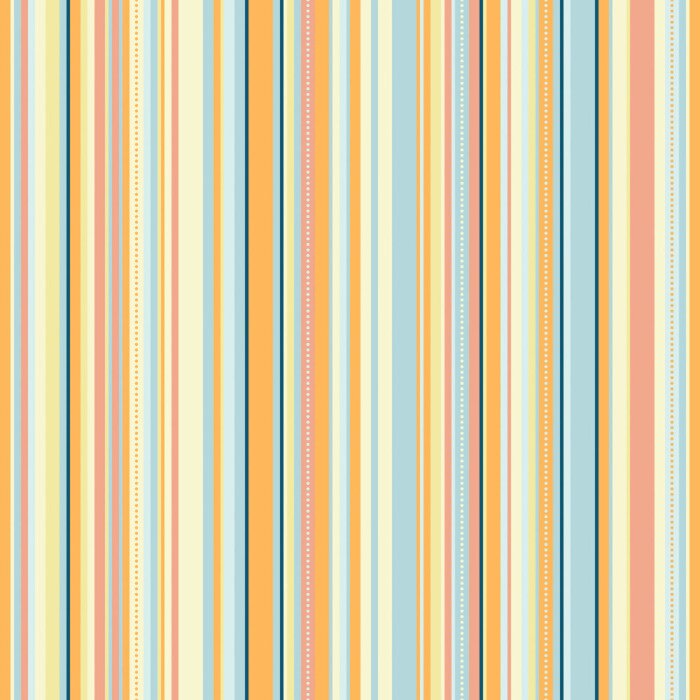 Tapete Muster mit mehrfarbigen unterschiedlich dicken Streifen