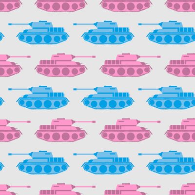 Tapete Muster mit Panzern
