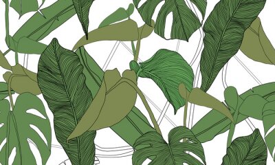 Muster mit Pflanzen