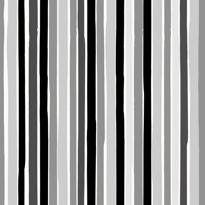 Tapete Muster mit vertikalen Streifen in Grautönen