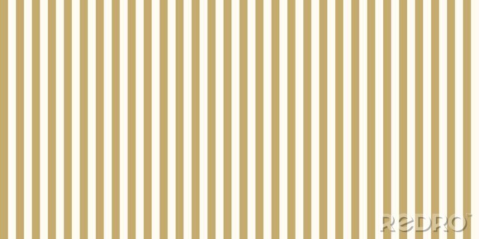 Tapete Muster mit vertikalen weiß-gelben Streifen