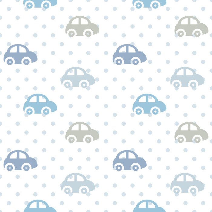 Tapete Musterautos des Vektors nahtlose Farbkinder