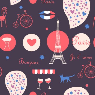 Tapete Nacht Paris Hintergrund