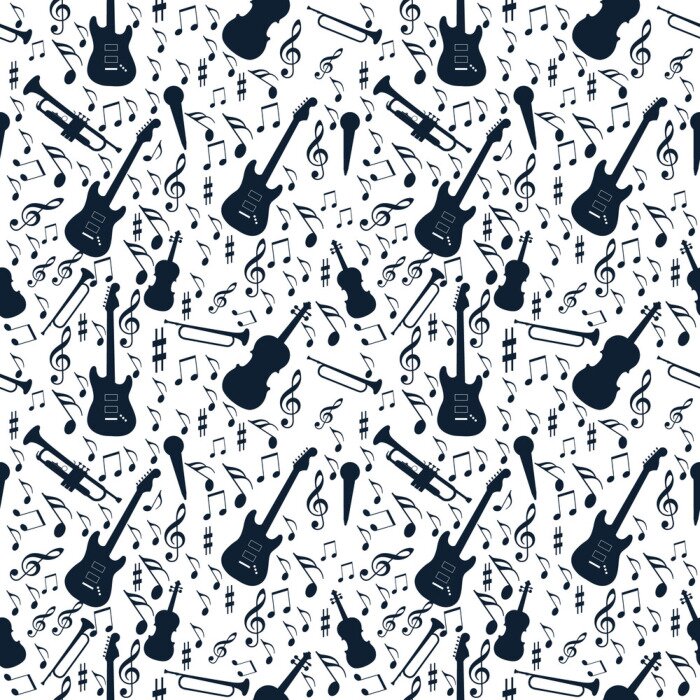 Tapete nahtlose musik musik