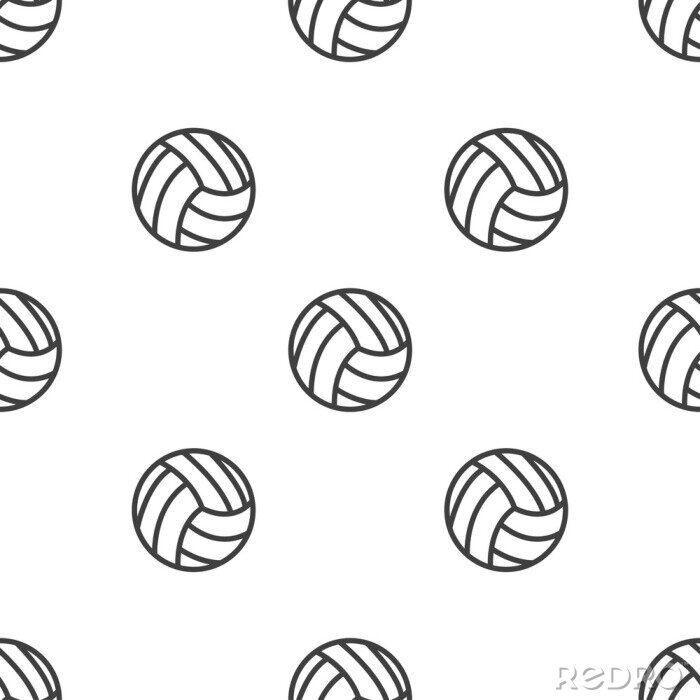 Tapete nahtlose Muster mit Volleyball