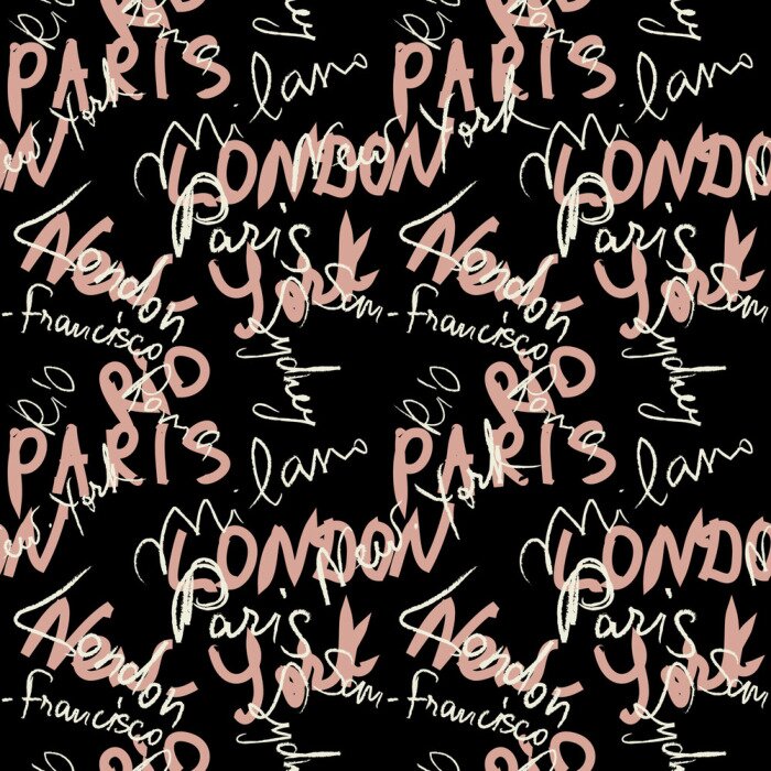 Tapete Nahtlose Muster Reise