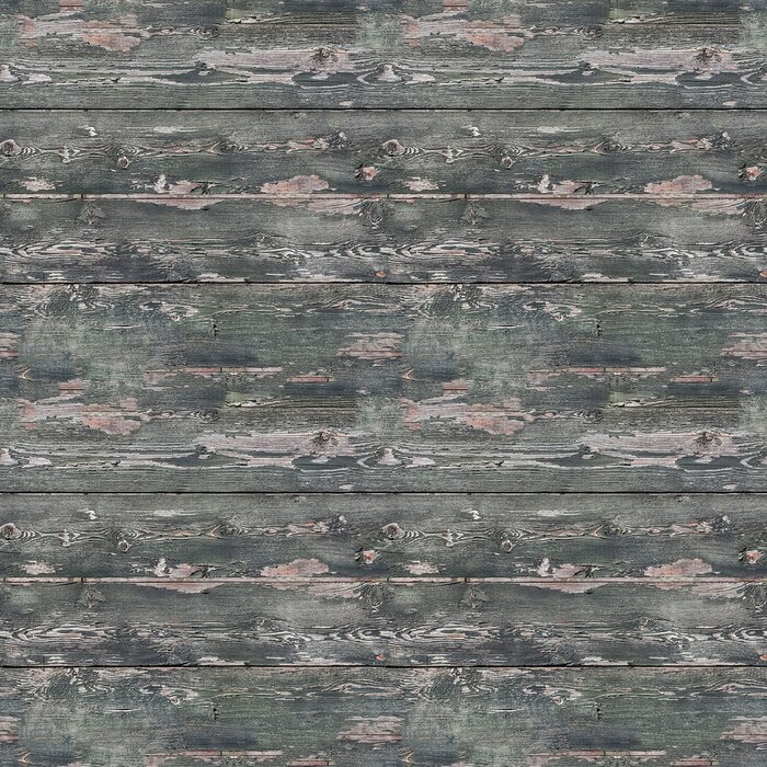 Tapete Nahtlose Textur der grauen Holzplatten horizontal