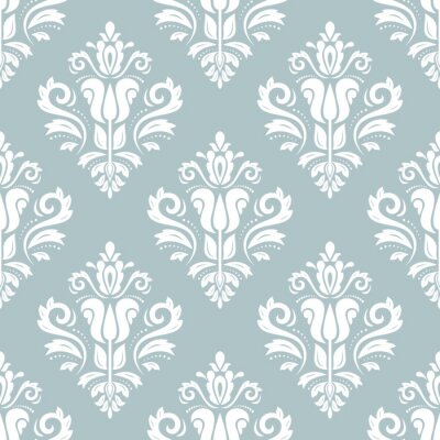 Tapete Nahtlose Vektor Wallpaper im Stil des Barock