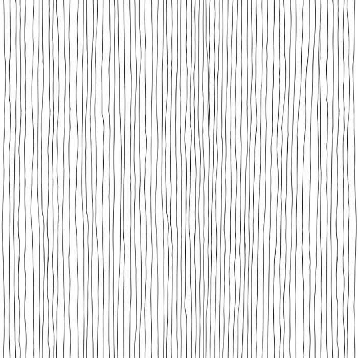 Tapete Nahtlose vertikale Linien handgezeichnete Muster