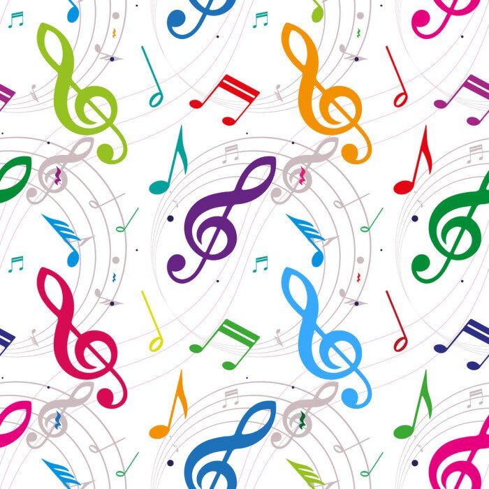 Tapete nahtloser Hintergrund mit Notizen