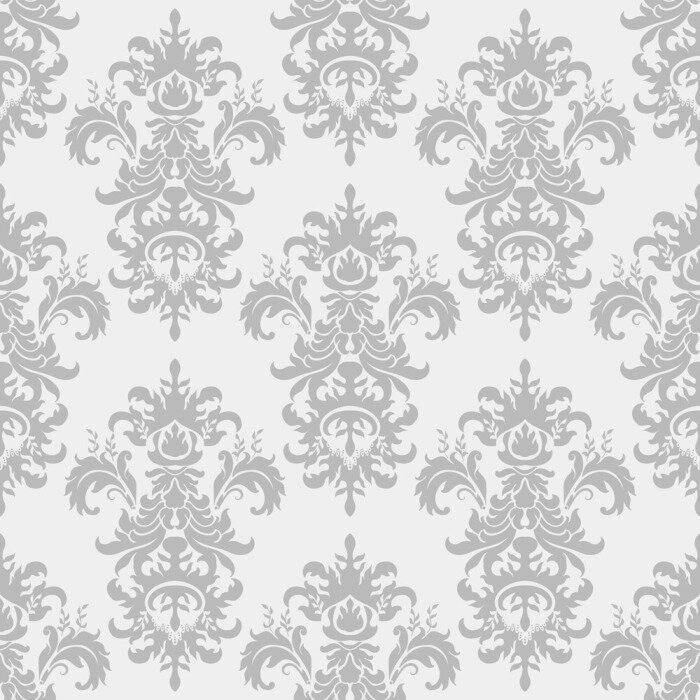 Tapete Nahtloses Damastmuster
