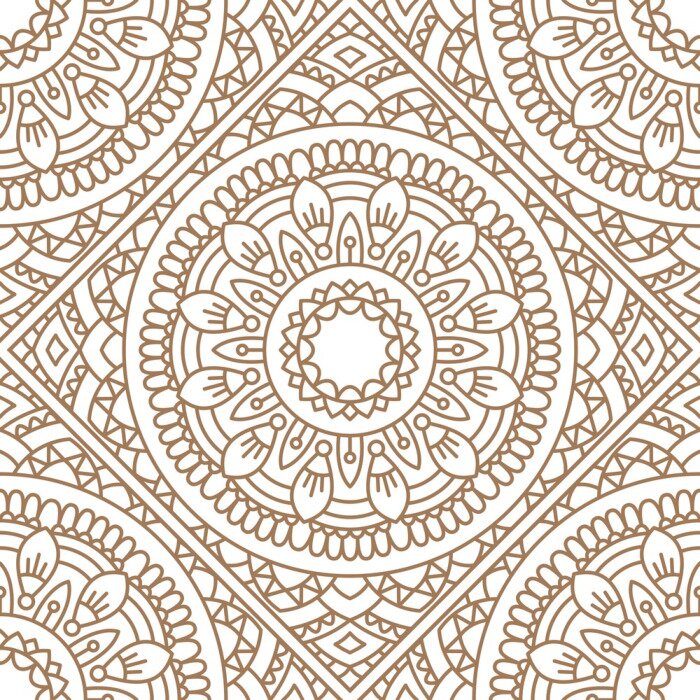 Tapete Nahtloses orientalisches Muster.