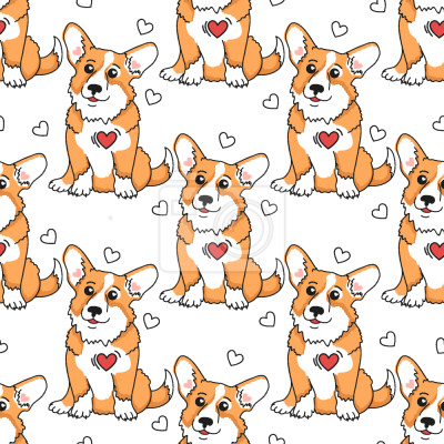 Tapete Netter walisischer Corgi