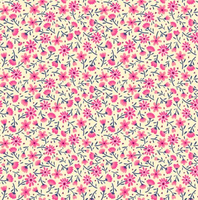 Tapete Nettes Blumenmuster.