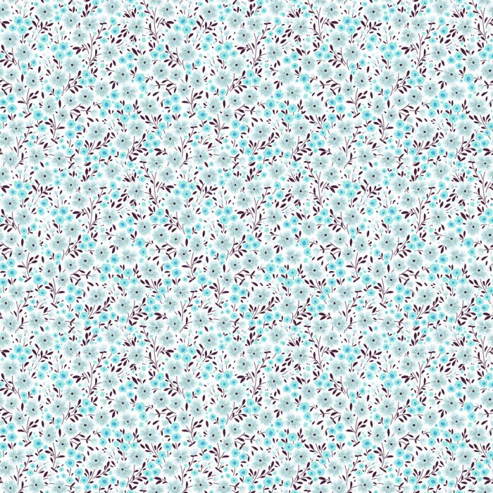 Tapete Nettes Blumenmuster.