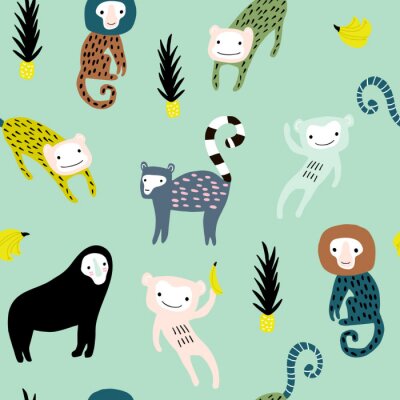 Tapete Niedliche Märchenwesen