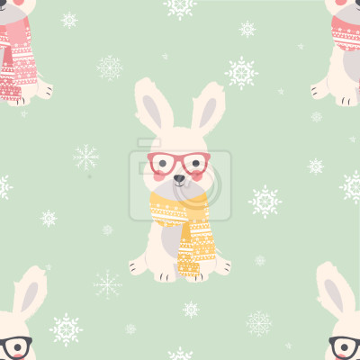 Tapete Niedlichkeitsüberlastung Häschen