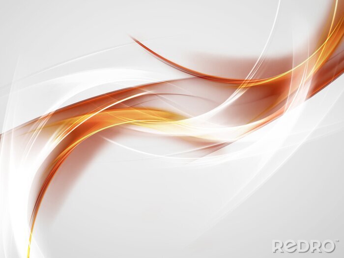 Tapete Orange weißer abstrakter Hintergrund