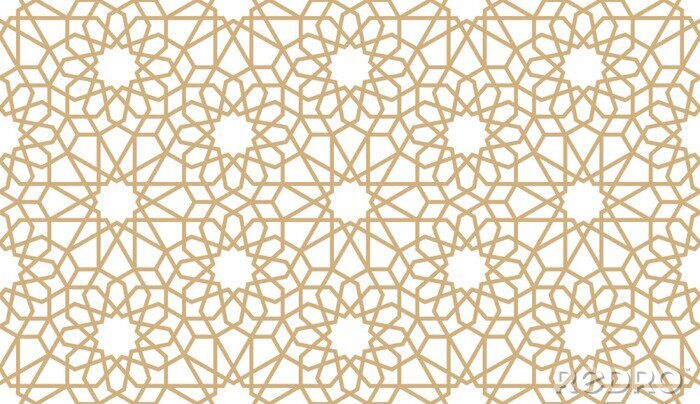 Tapete Orientalisches arabisches Muster mit Sternen