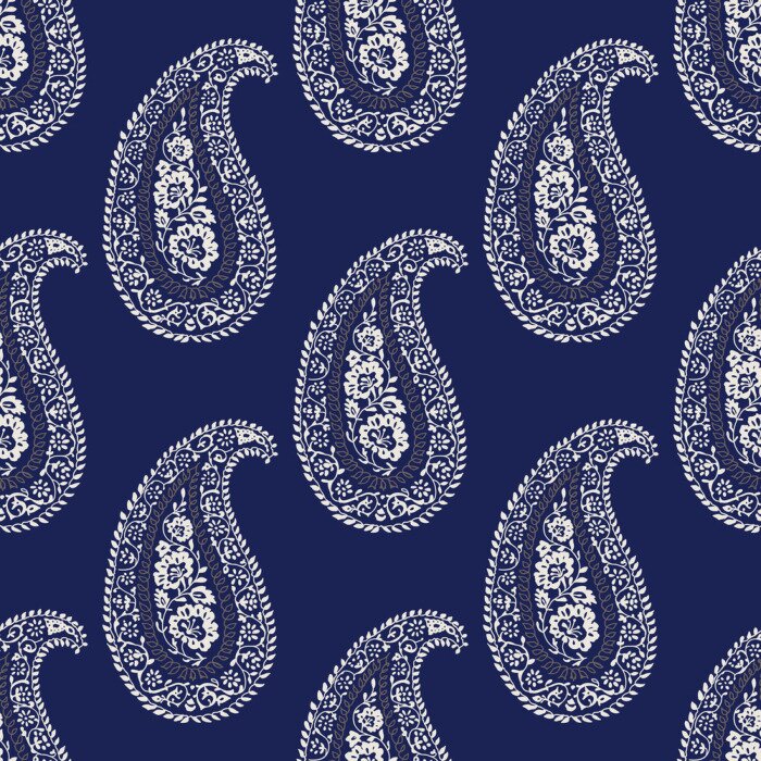 Tapete Paisley Wandmuster