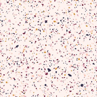 Tapete Pastell mit Steinelementen