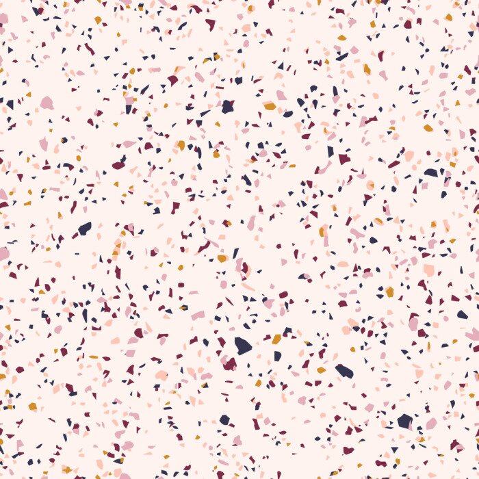 Tapete Pastell mit Steinelementen