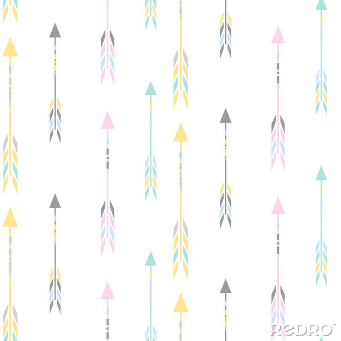 Tapete Pastellpfeile