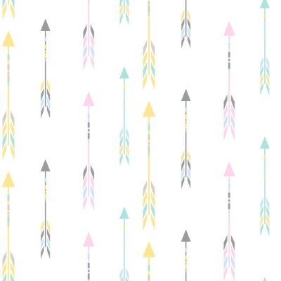 Tapete Pastellpfeile