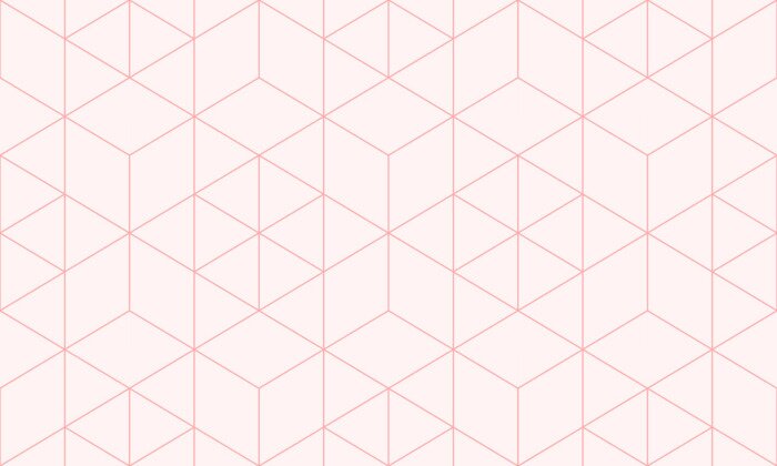 Tapete Pastellrosa Muster mit geometrischen Formen