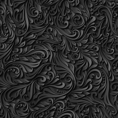Tapete Pattern black