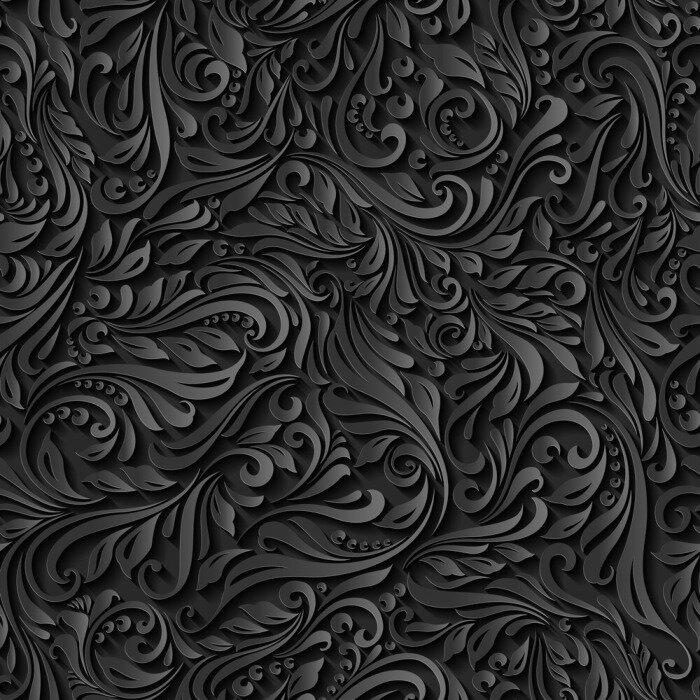 Tapete Pattern black