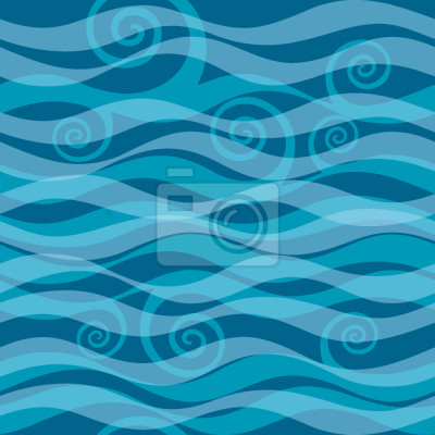 Tapete Plätscherndes Meerwasser