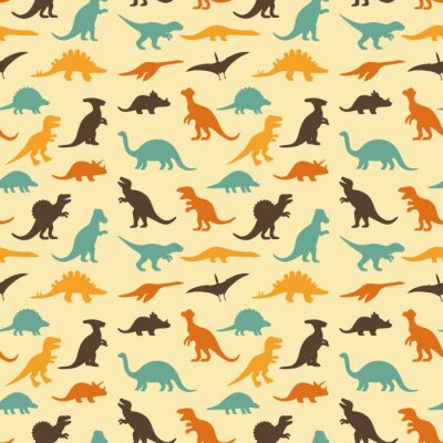 Tapete Prähistorische Dinosaurier