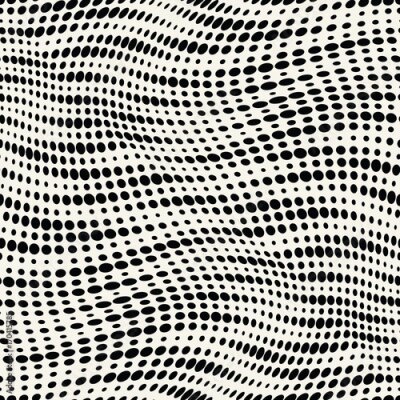 Punkte in einer 3D-optischen Täuschung