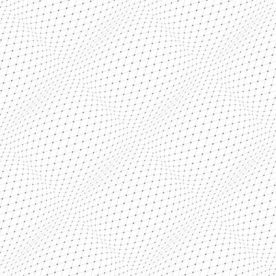 Tapete Räumliche Quadrate und Punkte