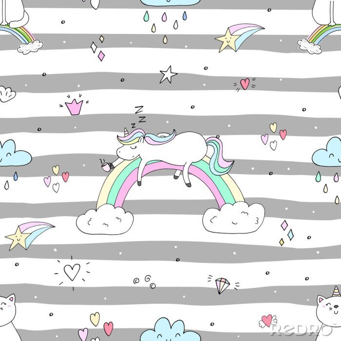 Tapete Regenbogenträume