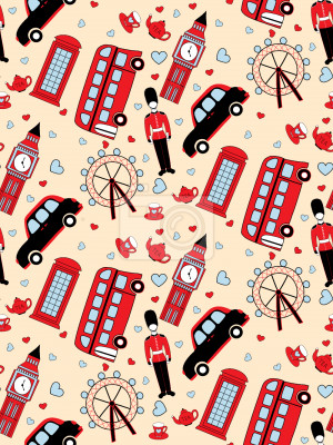 Tapete Reise nach London