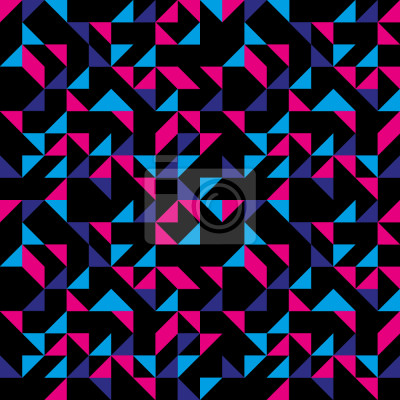 Tapete Retro-Dreiecke